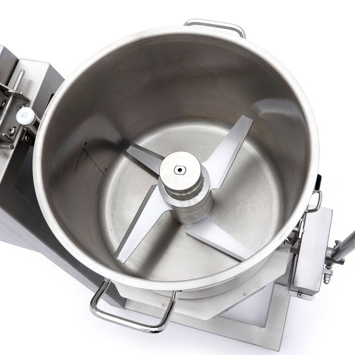 Cutter alimentar 30 litri, 3000W, 3 faze, bol rabatabil [2]