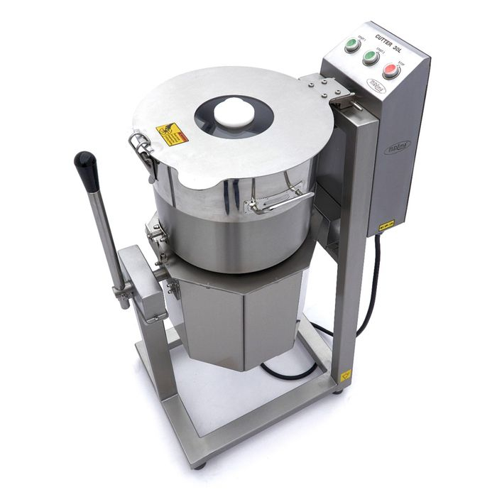 Cutter alimentar 30 litri, 3000W, 3 faze, bol rabatabil [4]