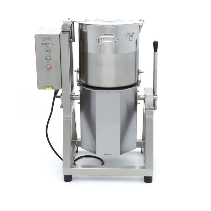 Cutter alimentar 70 litri, 7800W, 3 faze, inox, model de podea [9]