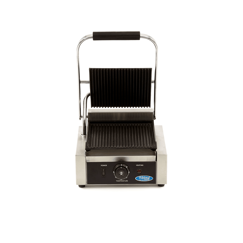 Contact grill striat panini sandwich, 230V, 1800 W, 220×235 mm [4]