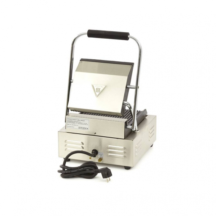 Contact grill striat panini sandwich, 230V, 1800 W, 220×235 mm [5]