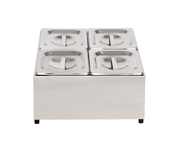 Cuve inox pentru ingrediente 4 GN1/6 BGN4-Duo [1]