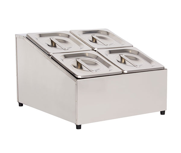 Cuve inox pentru ingrediente 4 GN1/6 BGN4-Duo [2]