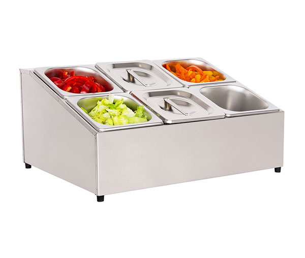 Cuve inox pentru ingrediente 6 GN1/6 BGN6-Duo [2]