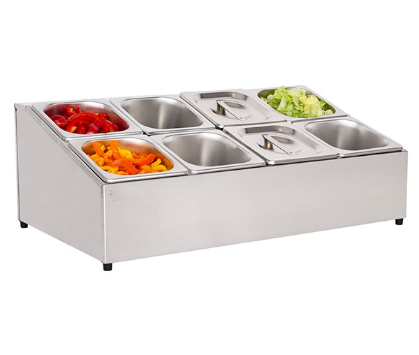 Cuve inox pentru ingrediente 8 GN1/6 BGN8-Duo [2]