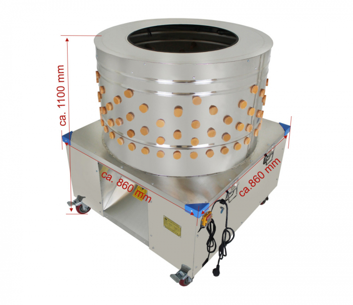 Deplumator pasari din inox BR2250, gaste si curcani [2]