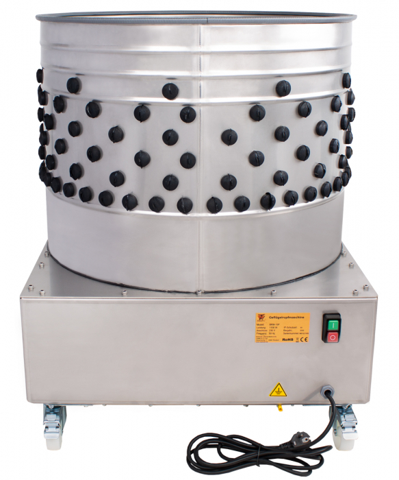 Deplumator pasari Premium din inox BKBRM-15P, rate, gaini si gaste [6]