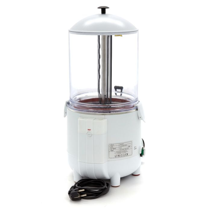 Dispenser ciocolata calda 10 litri alb cu functie de amestecare [7]