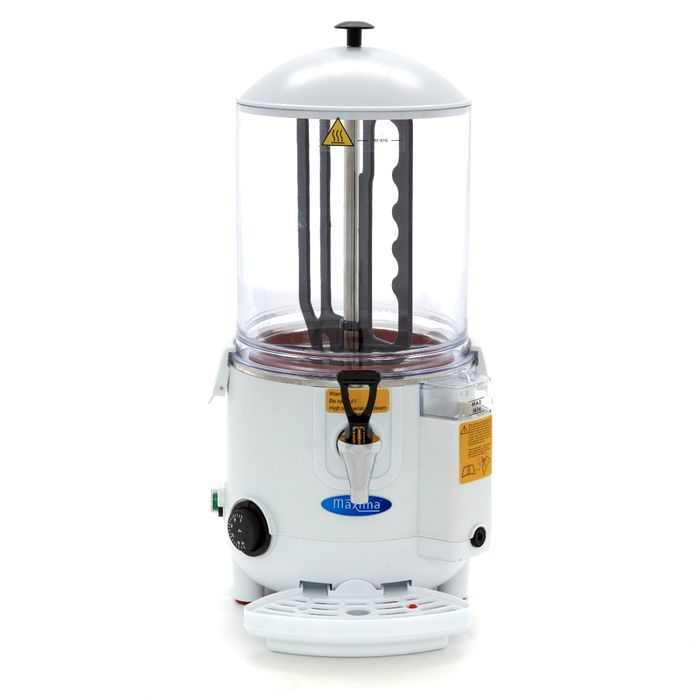Dispenser ciocolata calda 10 litri alb cu functie de amestecare [9]