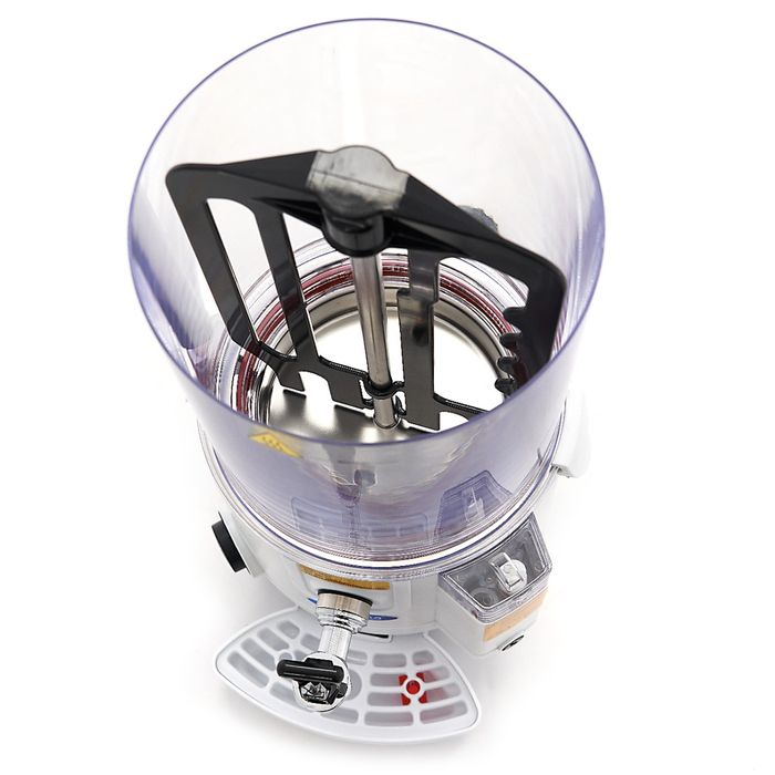 Dispenser ciocolata calda 10 litri alb cu functie de amestecare [6]
