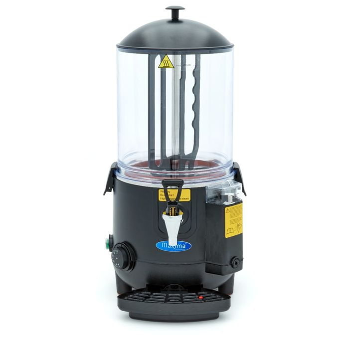 Dispenser ciocolata calda 10 litri negru cu incalzire bain marie [9]