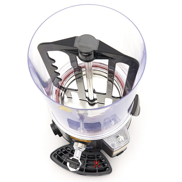 Dispenser ciocolata calda 10 litri negru cu incalzire bain marie [6]
