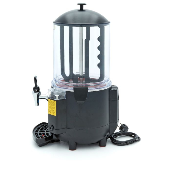 Dispenser ciocolata calda 10 litri negru cu incalzire bain marie [8]