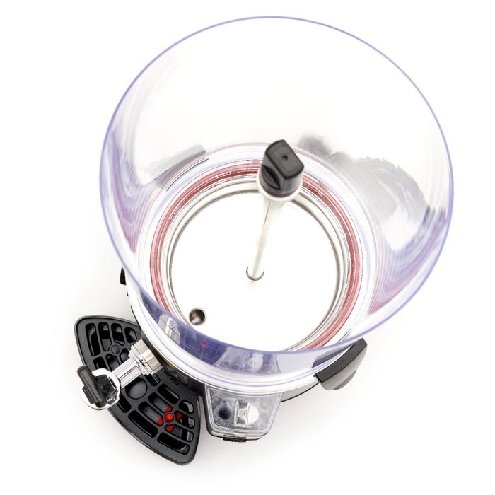 Dispenser ciocolata calda 10 litri negru cu incalzire bain marie [5]