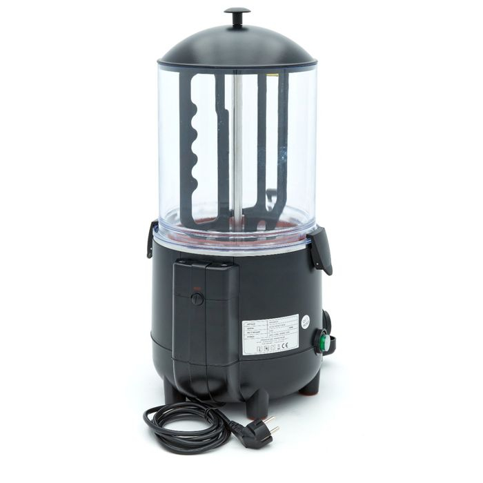 Dispenser ciocolata calda 10 litri negru cu incalzire bain marie [7]