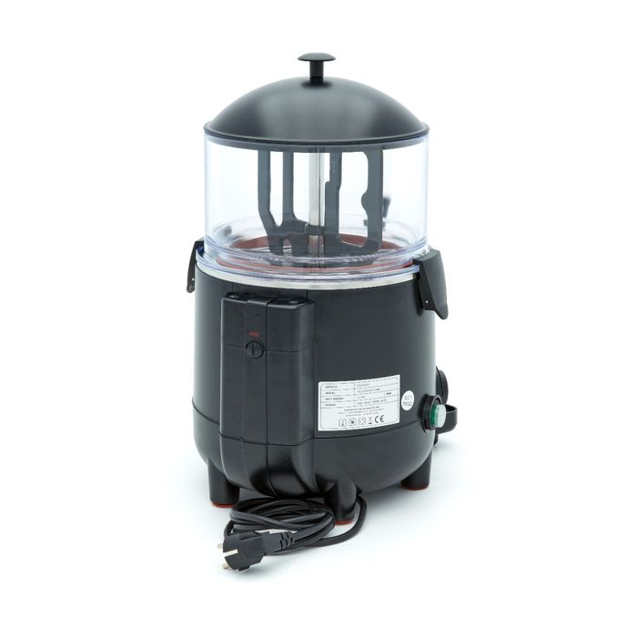 Dispenser ciocolata calda 5 litri negru de masa cu robinet detasabil [7]