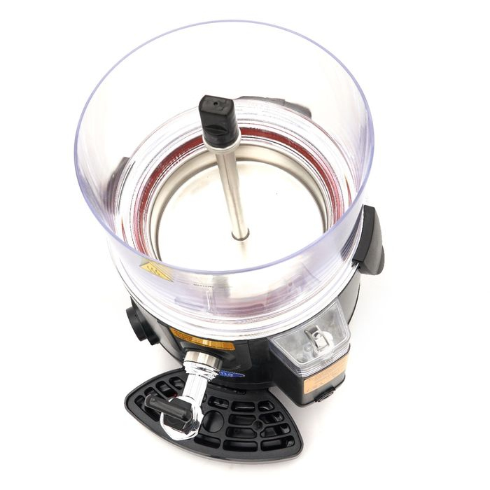Dispenser ciocolata calda 5 litri negru de masa cu robinet detasabil [5]