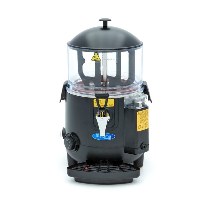 Dispenser ciocolata calda 5 litri negru de masa cu robinet detasabil [9]