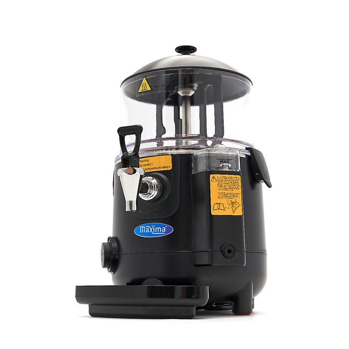 Dispenser ciocolata calda 5 litri negru de masa cu robinet detasabil [1]