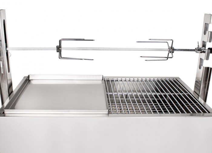 Protap rotisor cu tava si gratar din inox pentru pui, 230V, SGB-8RW [3]