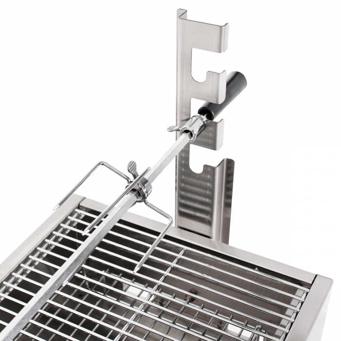 Protap rotisor cu tava si gratar din inox pentru pui, 230V, SGB-8RW [4]