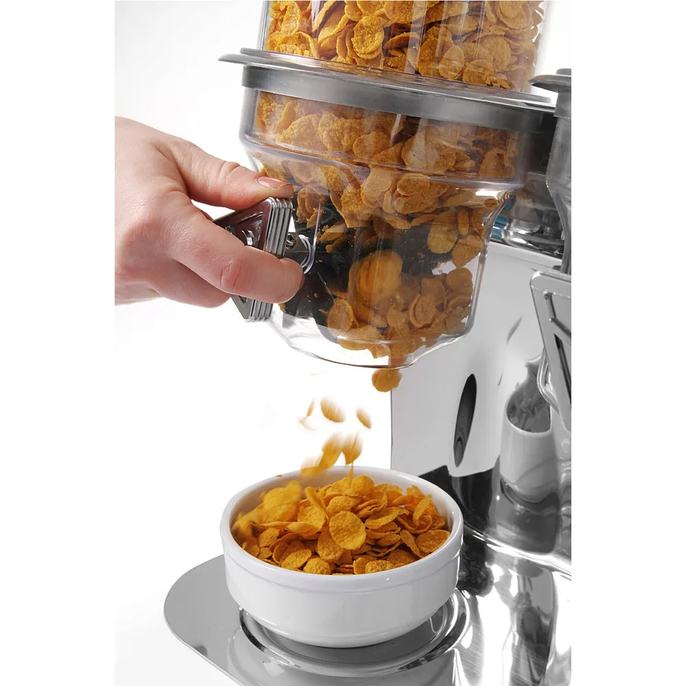 Dozator cereale 3.5 l, baza inox, montabil pe perete [2]