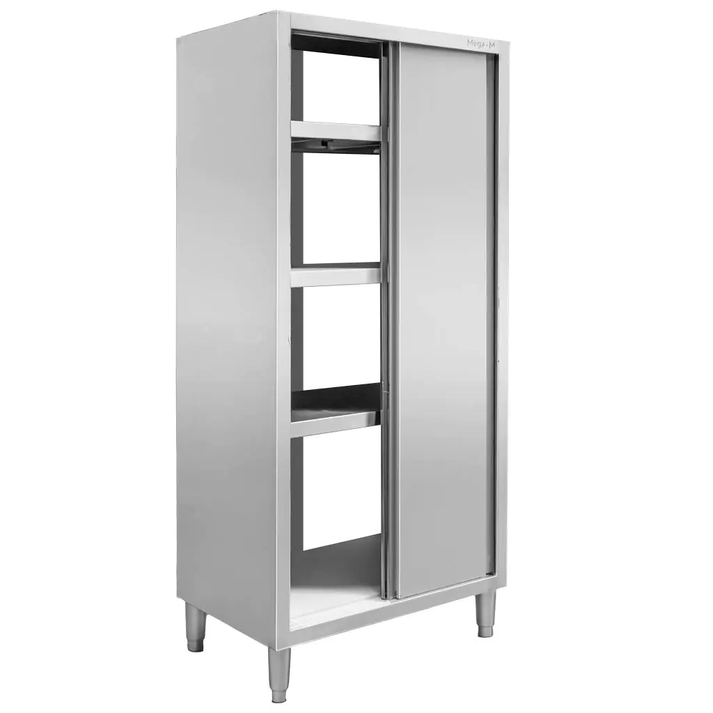 Dulap inox cu usi glisante 80x60x200cm [5]