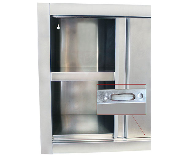 Dulap inox suspendat cu usi glisante 1800x400x650 mm BWS180 [4]