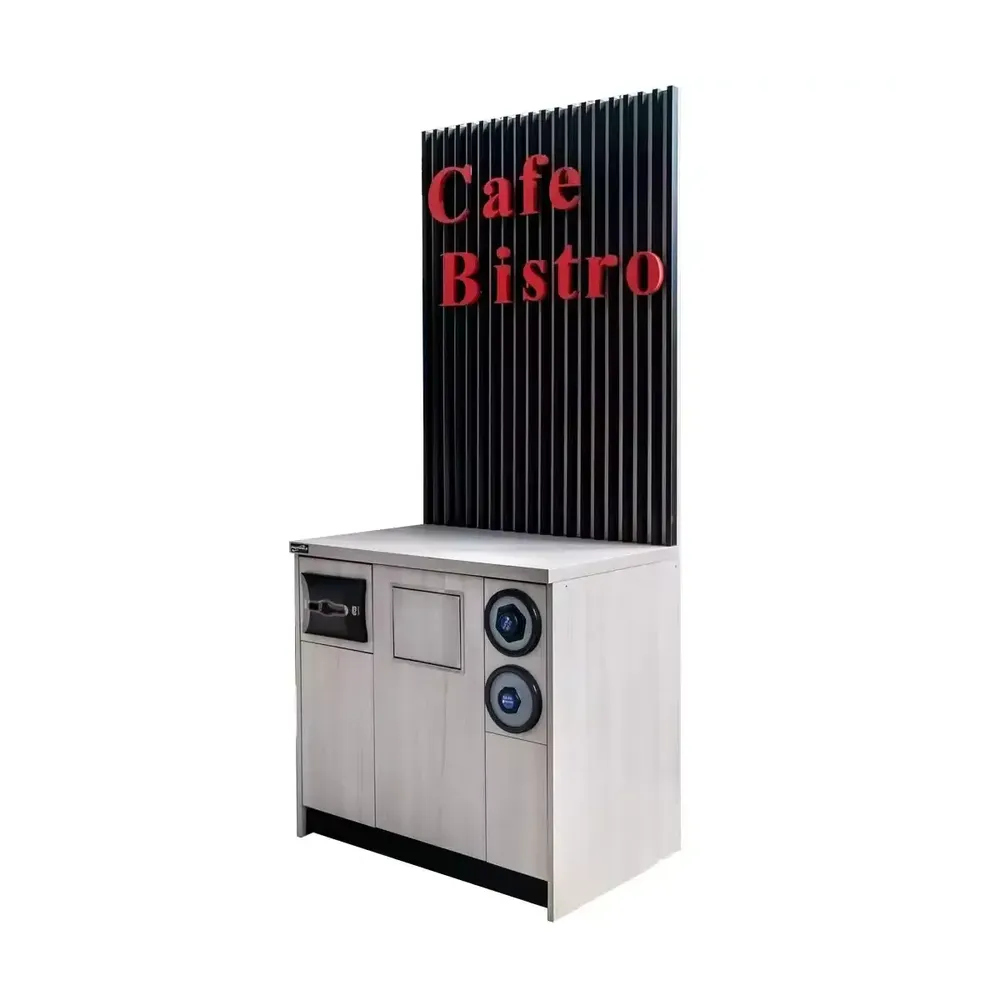 Dulap pentru expresoare de cafea, 219x94x64 cm, stejar liberty [1]