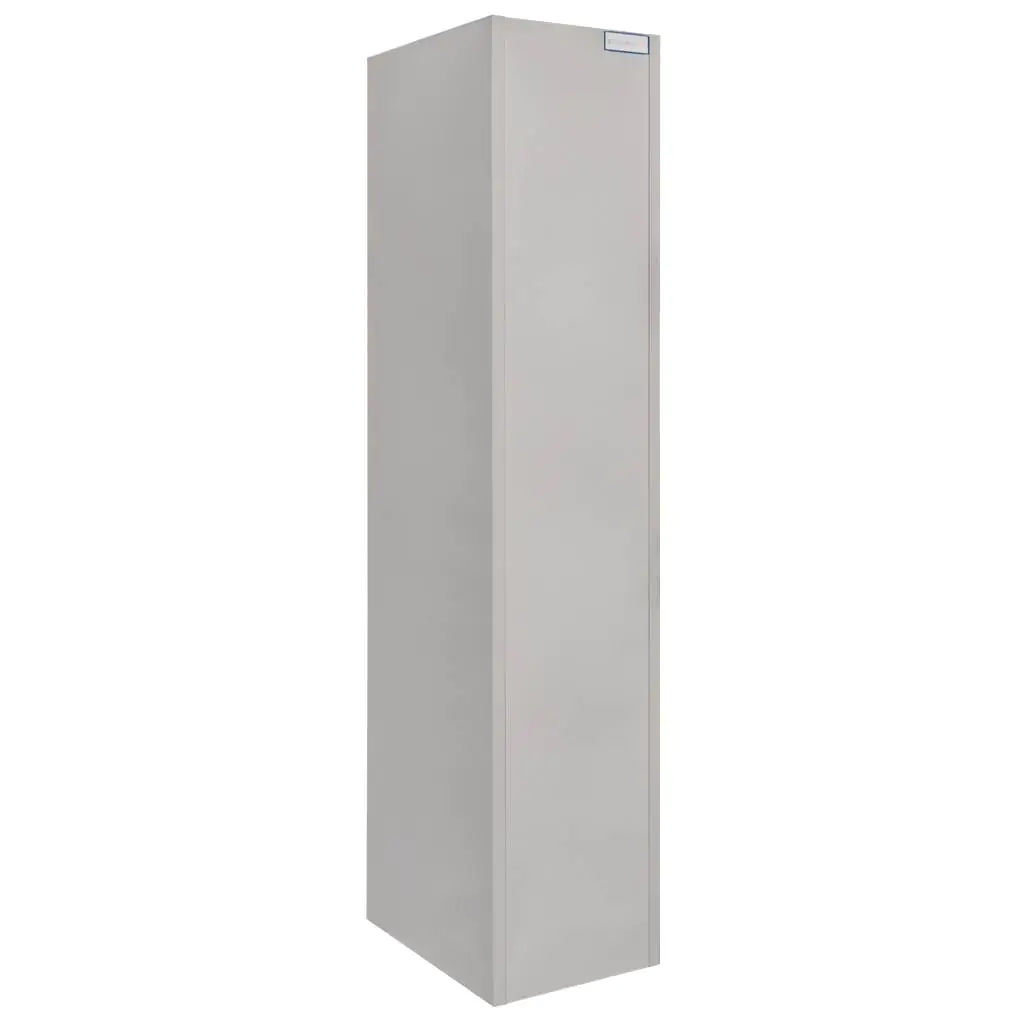Dulap vestiar 1 usa, gri, 36x50x180cm [2]