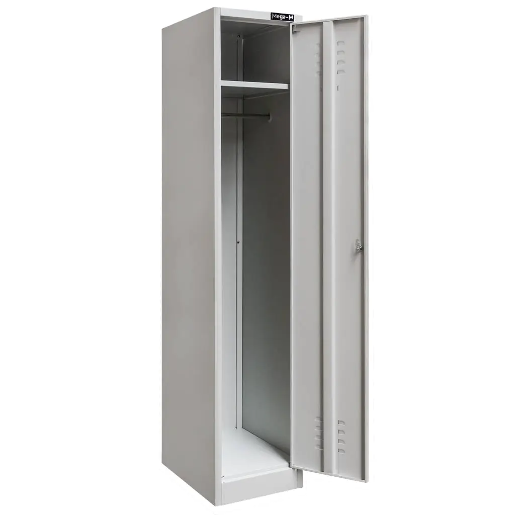 Dulap vestiar 1 usa, gri, 36x50x180cm [6]