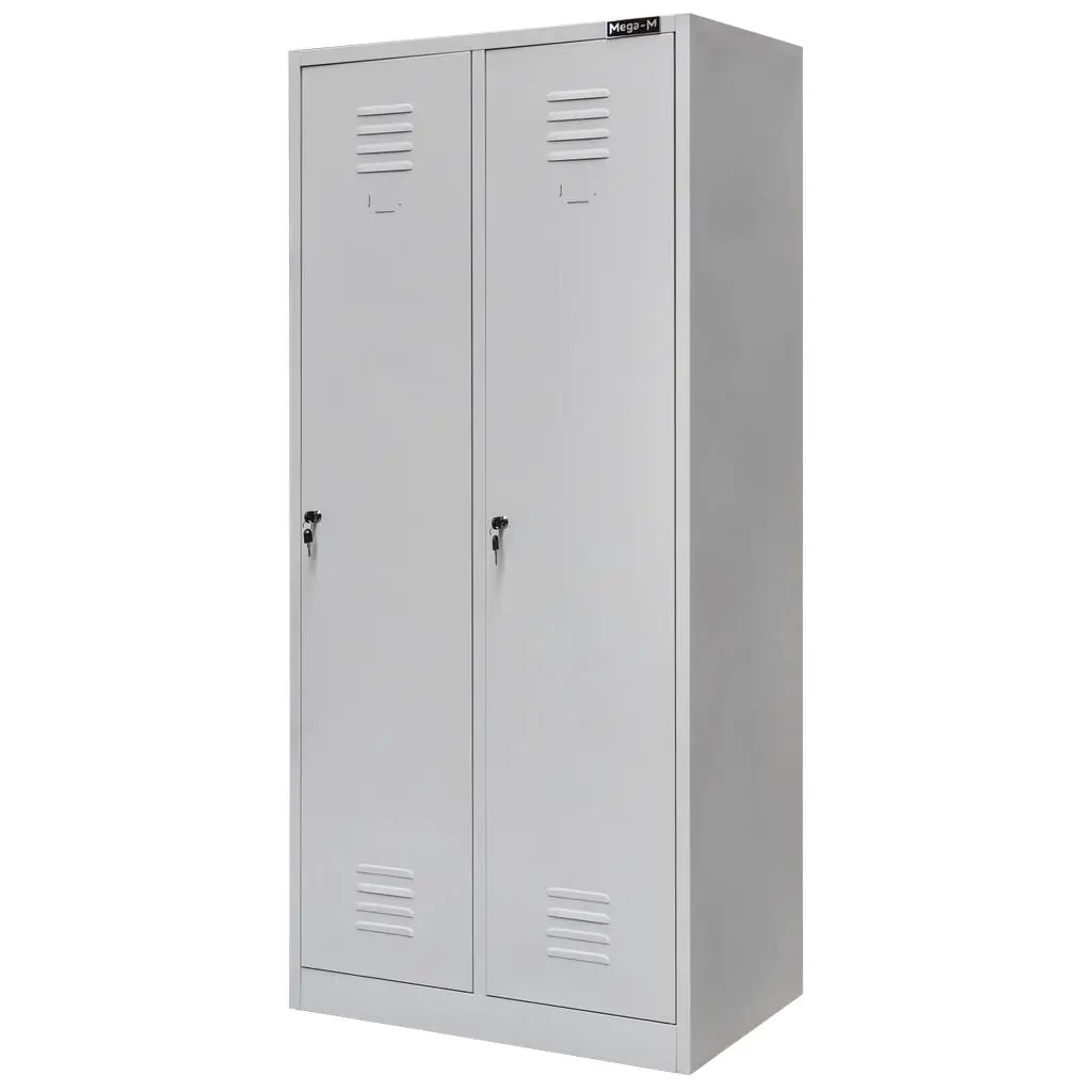 Dulap vestiar 2 usi, cu rafturi, 80x50x180cm [8]