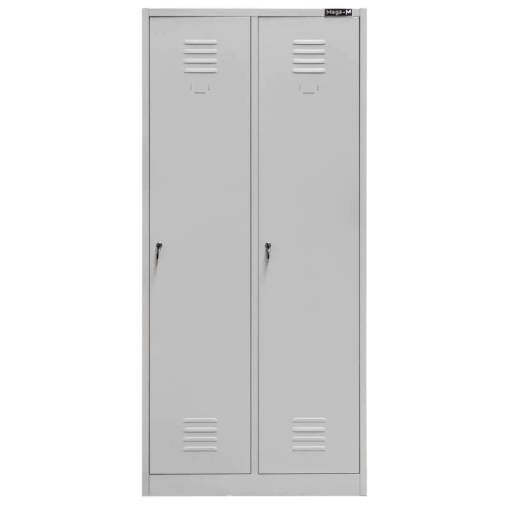 Dulap vestiar 2 usi, cu rafturi, 80x50x180cm [2]