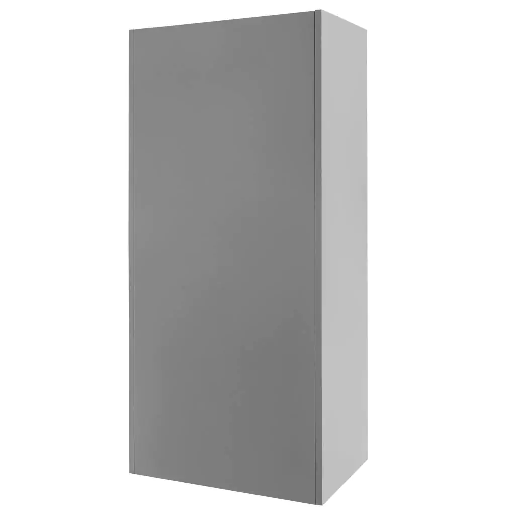 Dulap vestiar 2 usi, gri/grafit, 80x50x180cm [3]