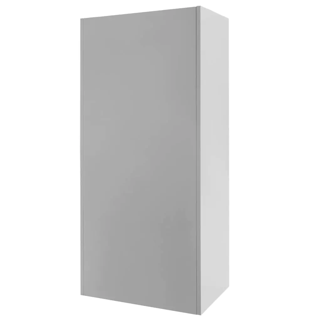Dulap vestiar 2 usi, gri/rosu, 60x50x180cm [3]