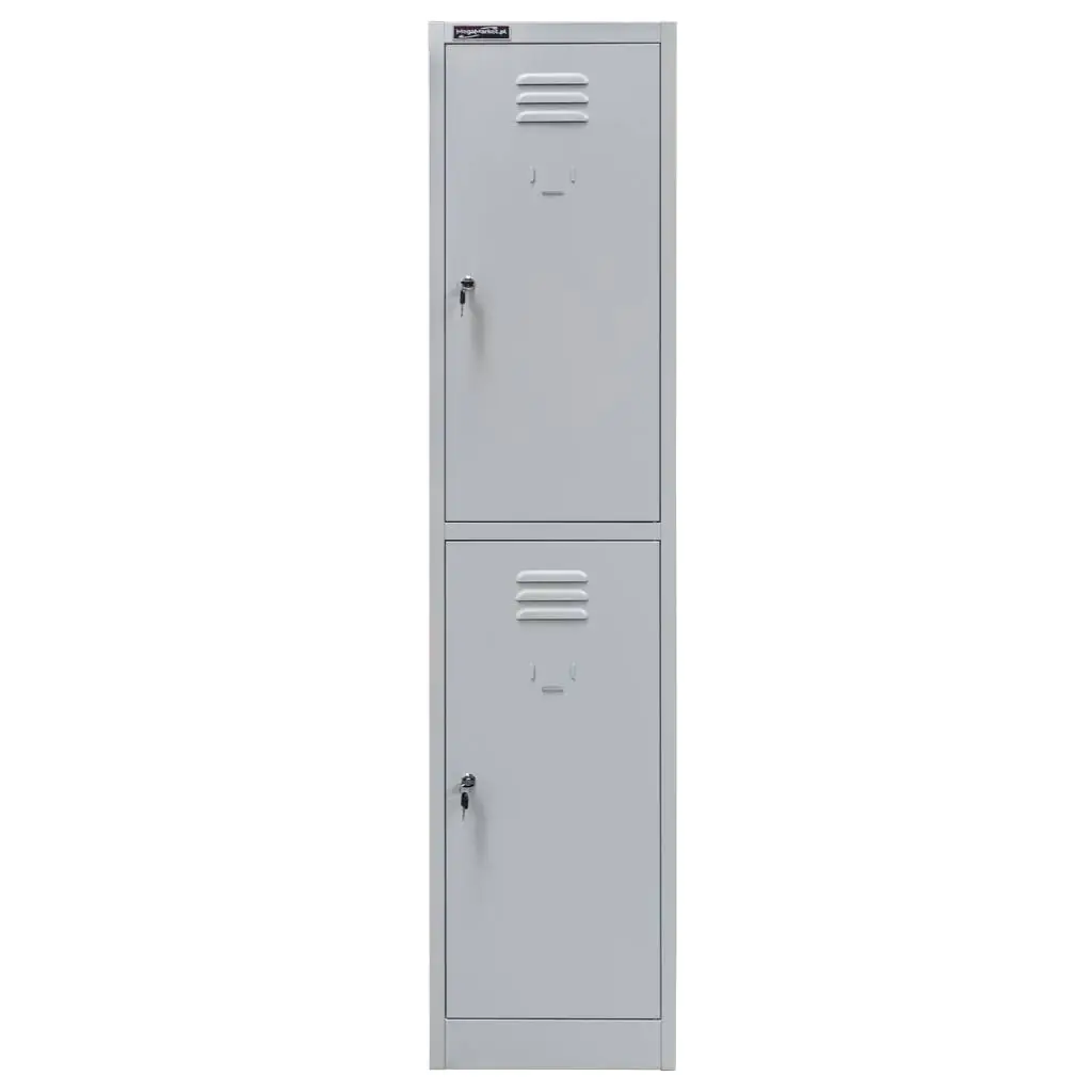 Dulap vestiar cu casete 2 usi, gri, 40x50x180cm [6]