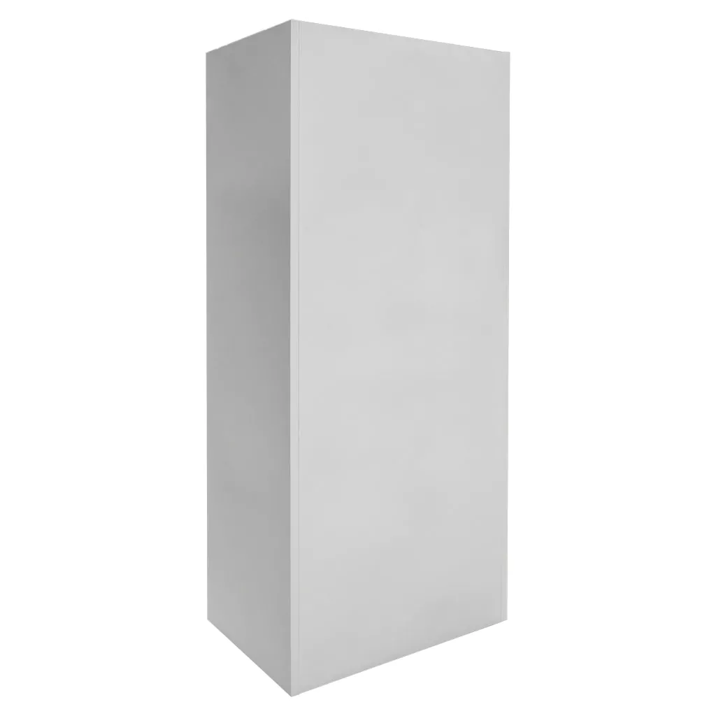 Dulap vestiar tip L 4 usi, gri, 80x50x180cm [5]