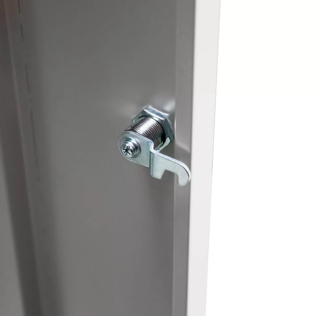 Dulap vestiar tip L 4 usi, gri, 80x50x180cm [7]