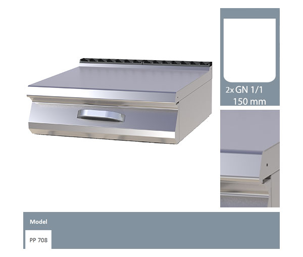 Element neutru 2xGN 1/1 de banc, linia 700, PP708 [2]