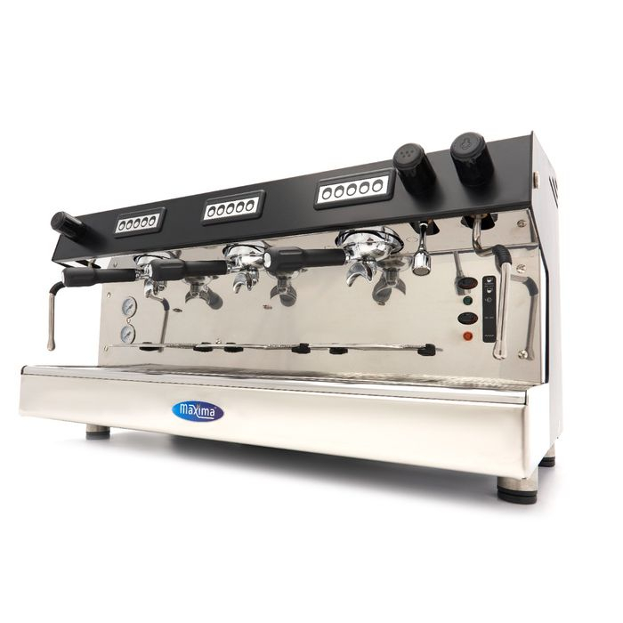 Espressor profesional 3 pistone 540 cesti pe ora 18 litri 5200W [1]
