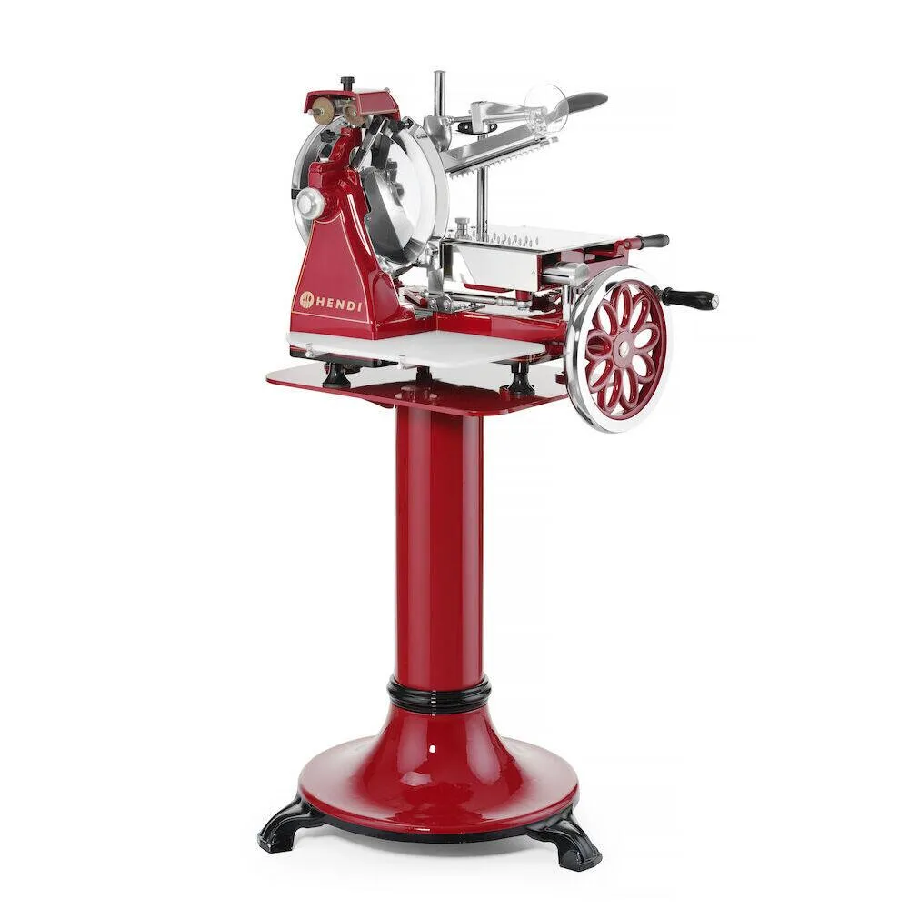 Feliator manual RETRO 300, Rosu, lama inox, 72x60x74cm [7]