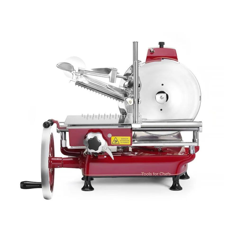 Feliator manual RETRO 300, Rosu, lama inox, 72x60x74cm [2]