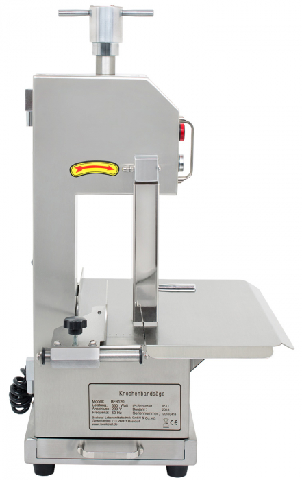 Fierastrau de oase electric 1200 mm din inox, 230V, 0,65kW, BFS120 [3]