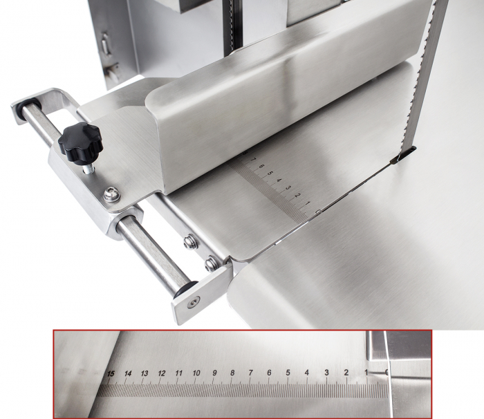 Fierastrau de oase electric 1650 mm din inox cu blat rabatabil, 230V, 1,1kW, BFS165 [4]