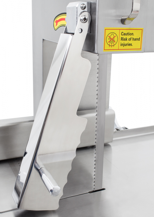 Fierastrau de oase electric 1650 mm din inox cu blat rabatabil, 230V, 1,1kW, BFS165 [5]