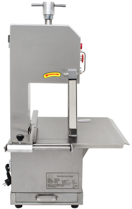 Fierastrau de oase electric 1650 mm din inox cu blat rabatabil, 230V, 1,1kW, BFS165 [2]