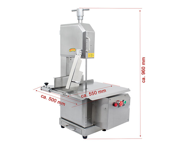 Fierastrau de oase electric 1650 mm din inox, 230V, 1,1kW, BFS165A [4]
