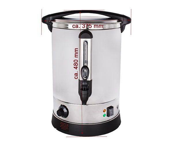 Fierbator inox profesional de 15 litri pentru apa, vin fiert, ceai BGWK15 [3]