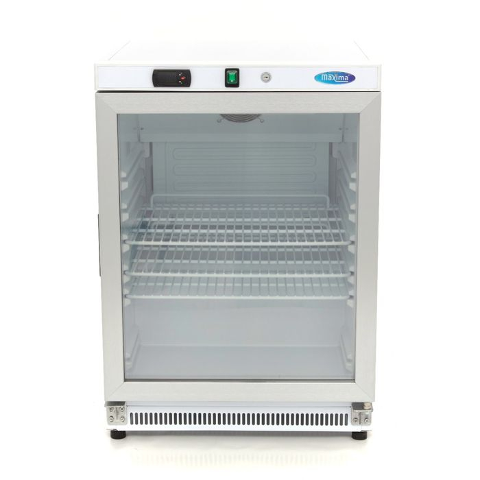 Frigider 200 litri alb cu usa din sticla si iluminare interioara [6]