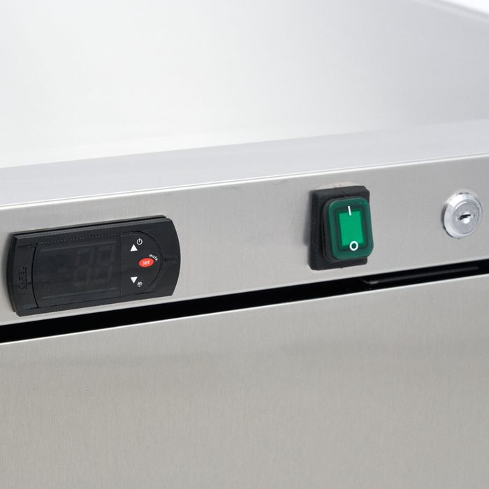 Frigider 200 litri inox cu 3 rafturi reglabile si racire ventilata [2]